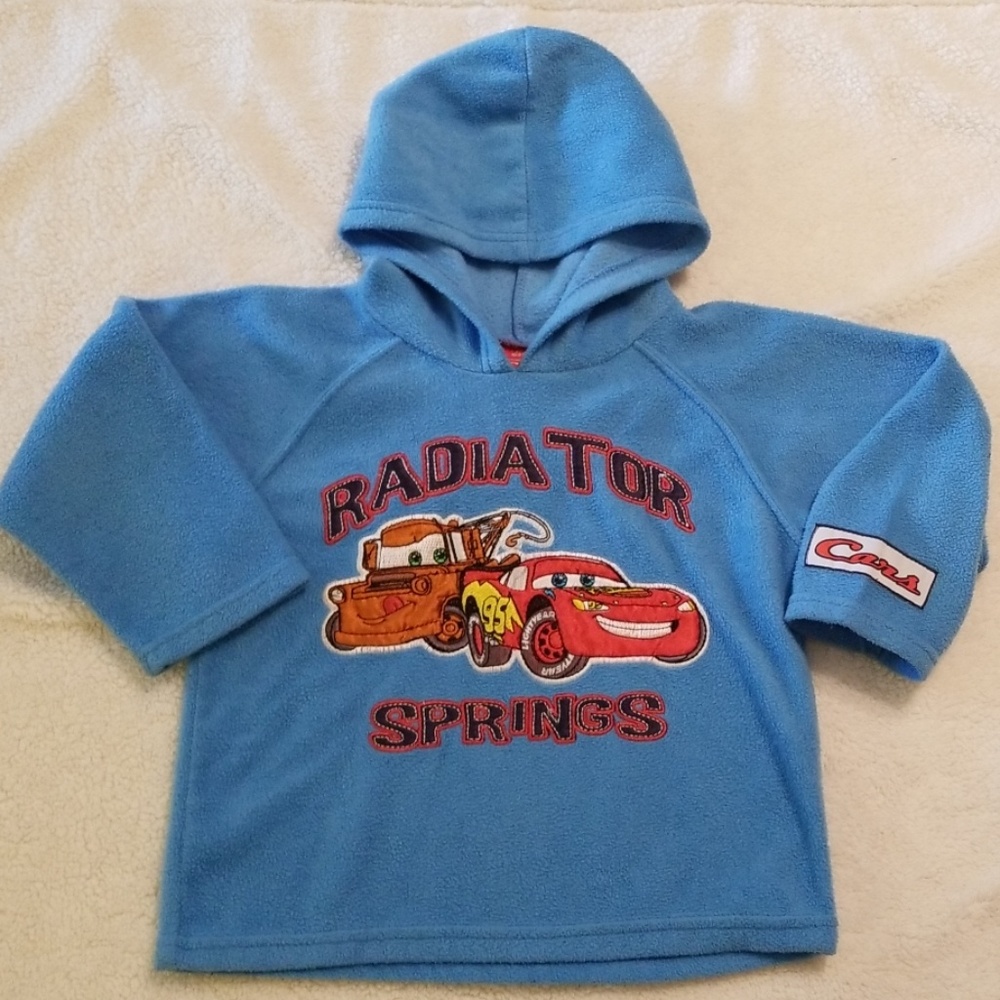 Disney Blue Fleece Hoody, Disney Pixar Cars